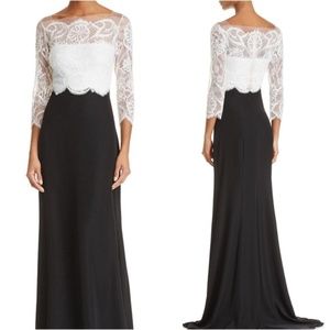 Tadashi Shoji New Lace Top Gown